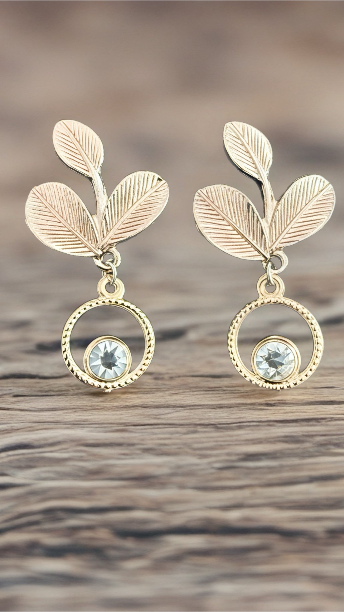 Pendientes hoja Aura